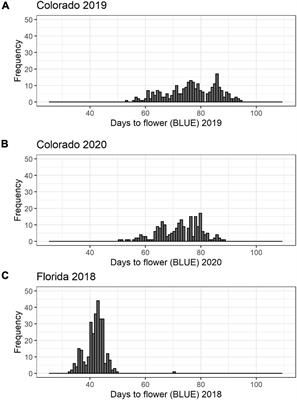 Genome-Wide Association Study Reveals Candidate Genes for Flowering Time in Cowpea (Vigna unguiculata [L.] Walp.)